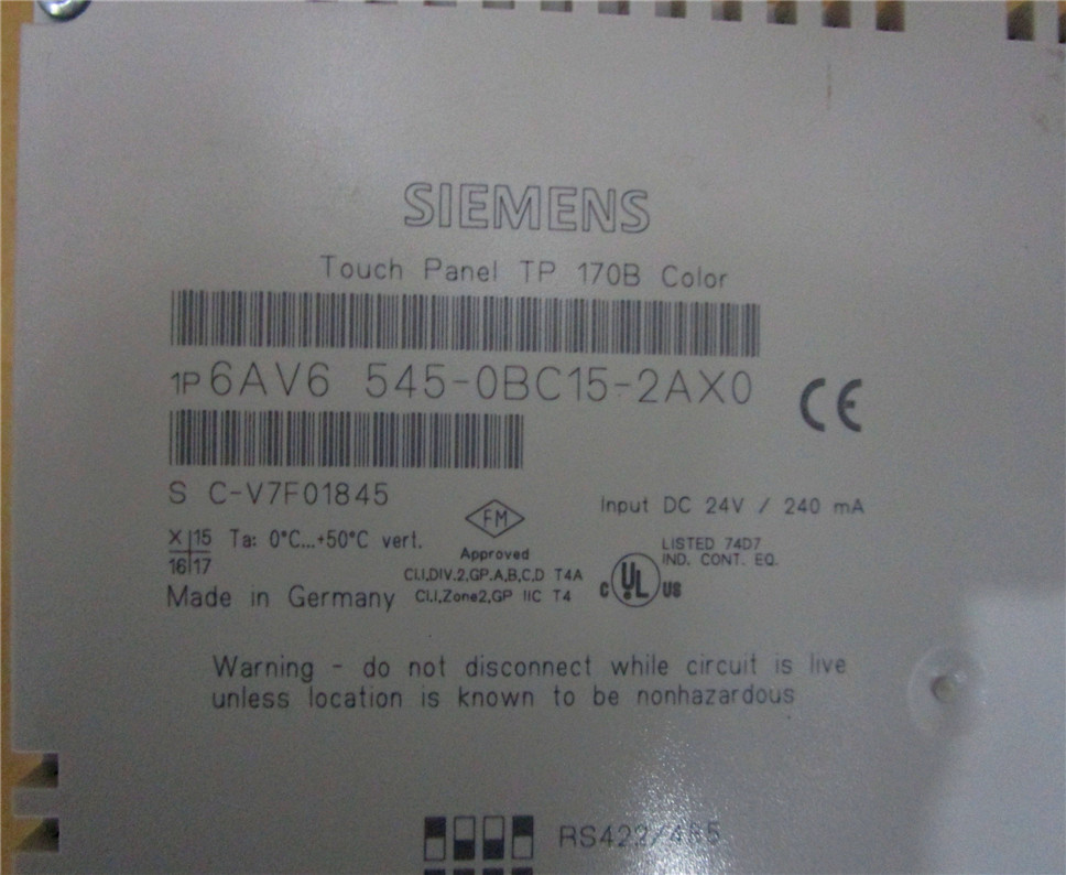 Siemens 6AV6 545-OBC15-2AXO Module