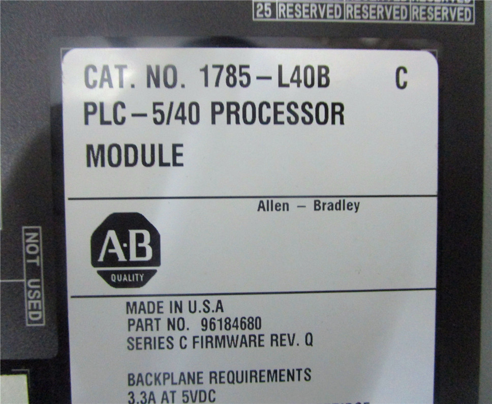 Allen Bradley 1785-L40B Module