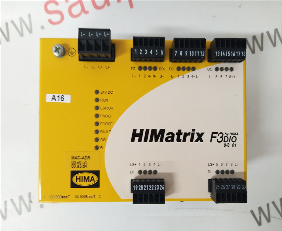 HIMA Safety Module F3 DIO 88 01