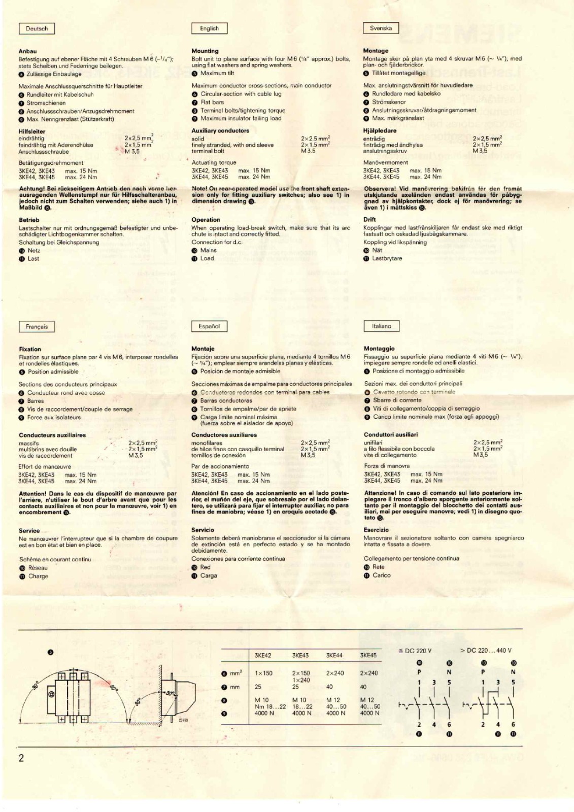 Siemens 3KE4430-0BA datasheet
