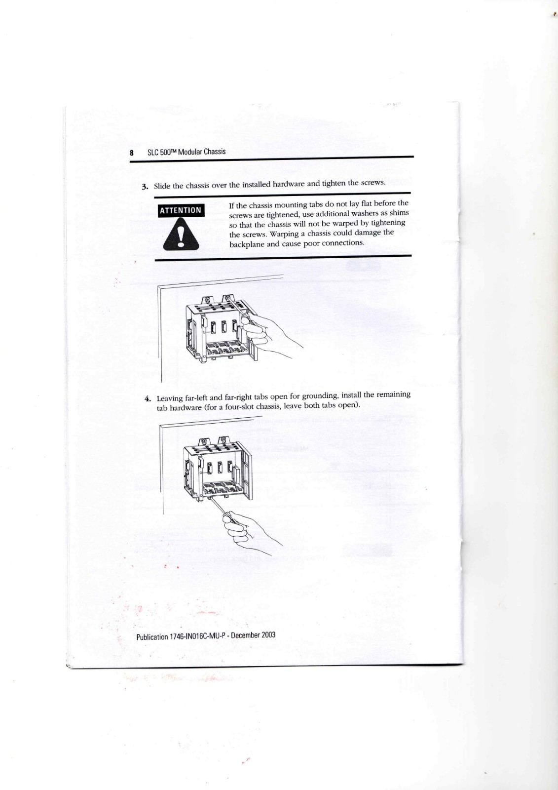 Allen-Bradley 1746 Series Instructions