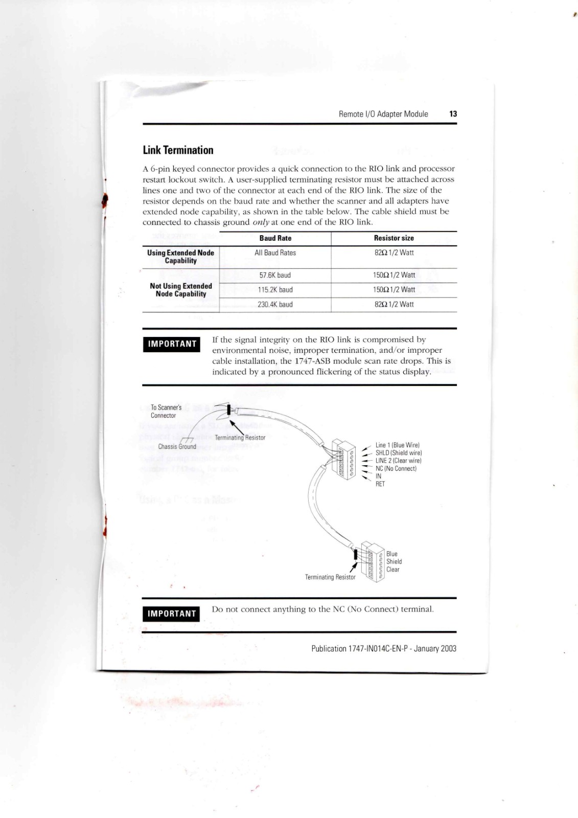 Allen-Bradley 1747-ASB Data Sheet