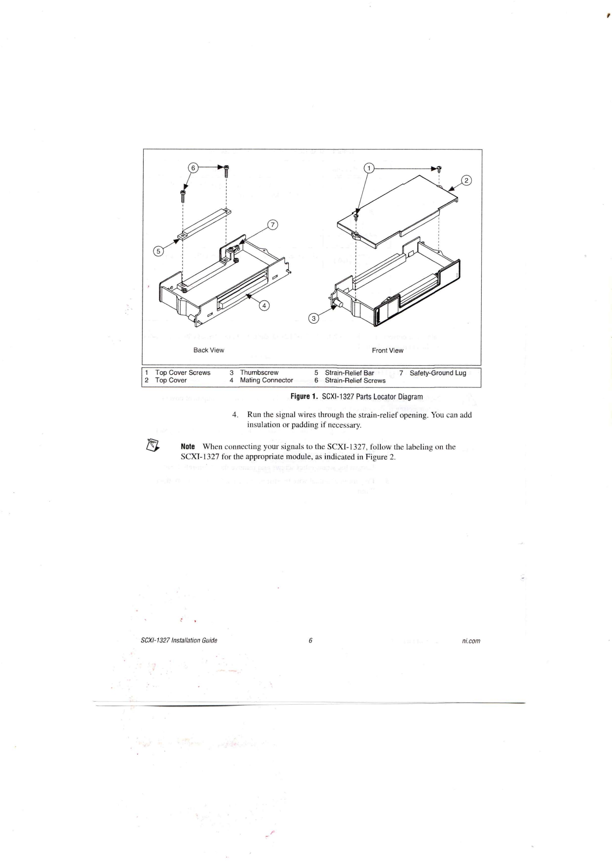 National Instruments SCXI-1327 Datasheet