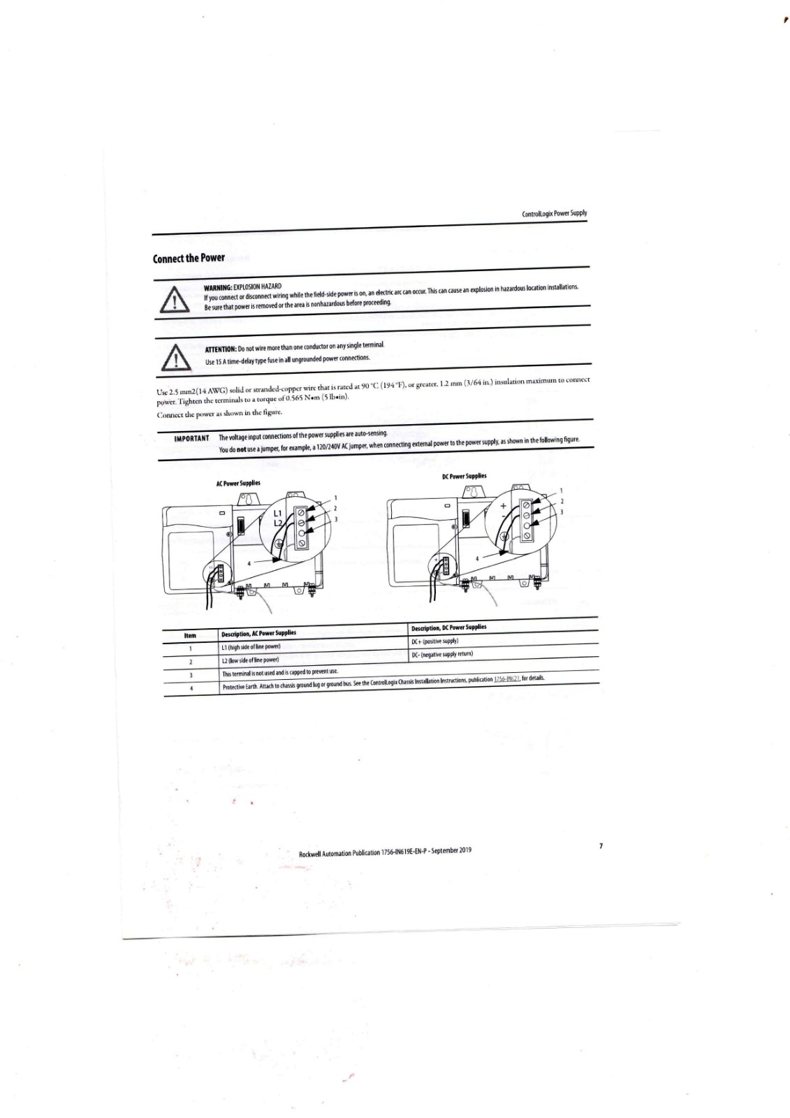 Allen-Bradley 1756 Series Data Sheet