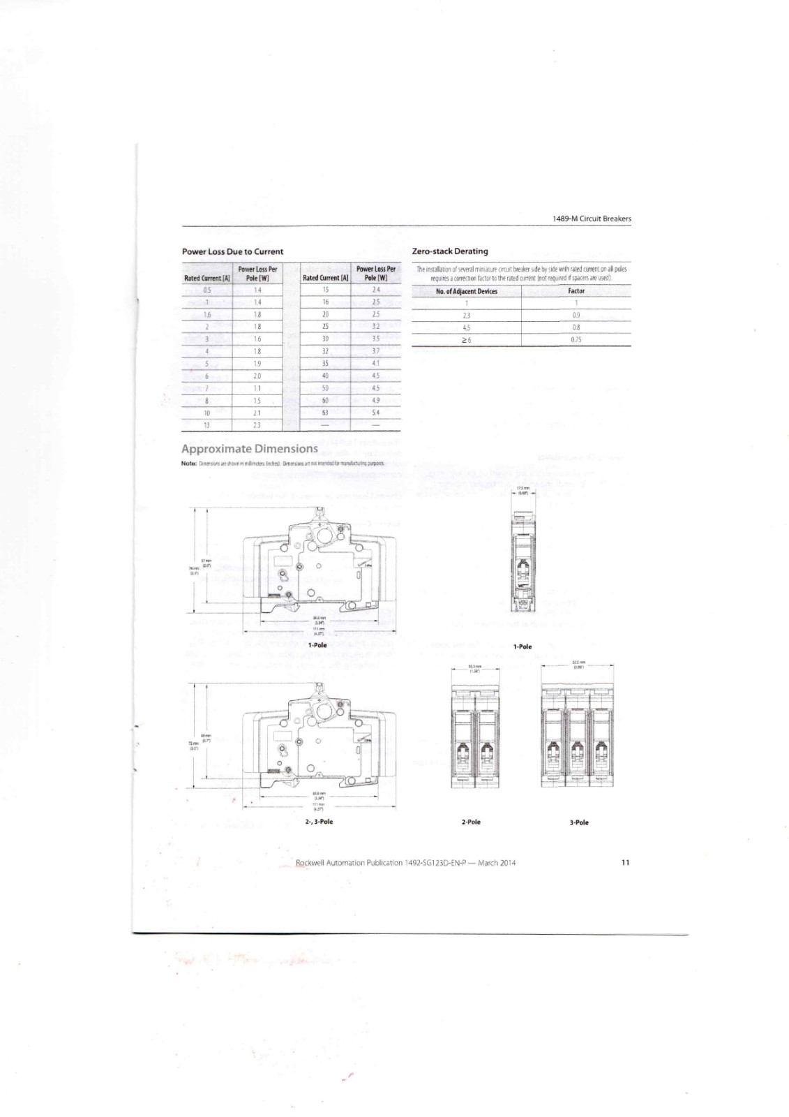 Allen-Bradley 1489-M Data Sheet