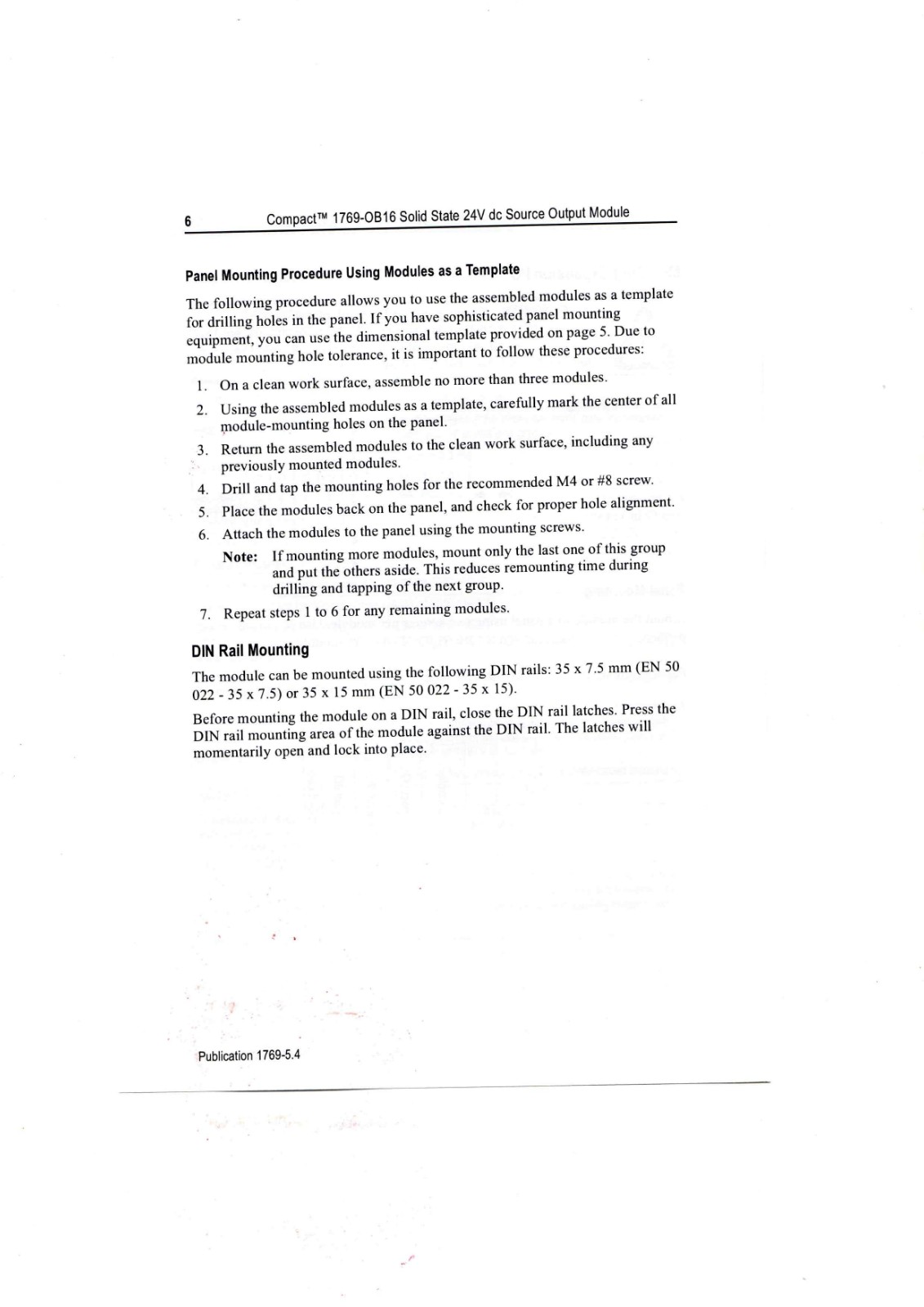 Allen-Bradley 1769-OB16 Data Sheet