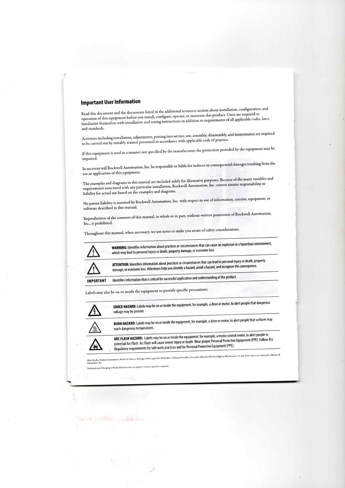 Allen-Bradley 1756 Series Data Sheet