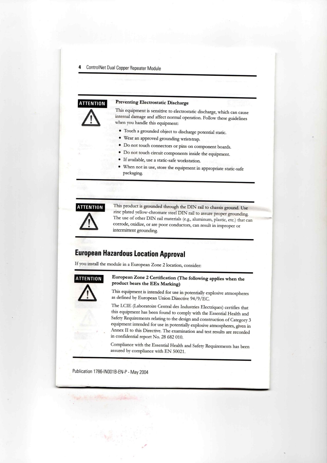 Allen-Bradley 1786-RPCD Data Sheet