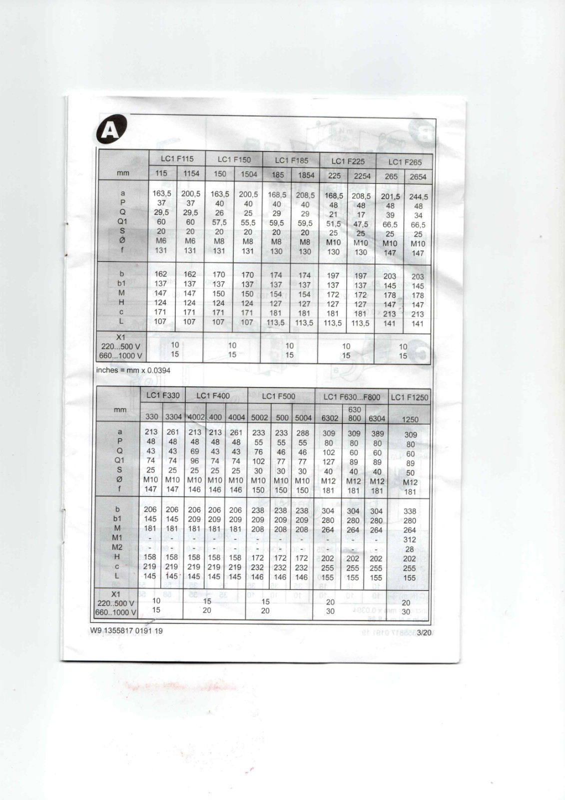 Schneider LC1F185 Datasheet