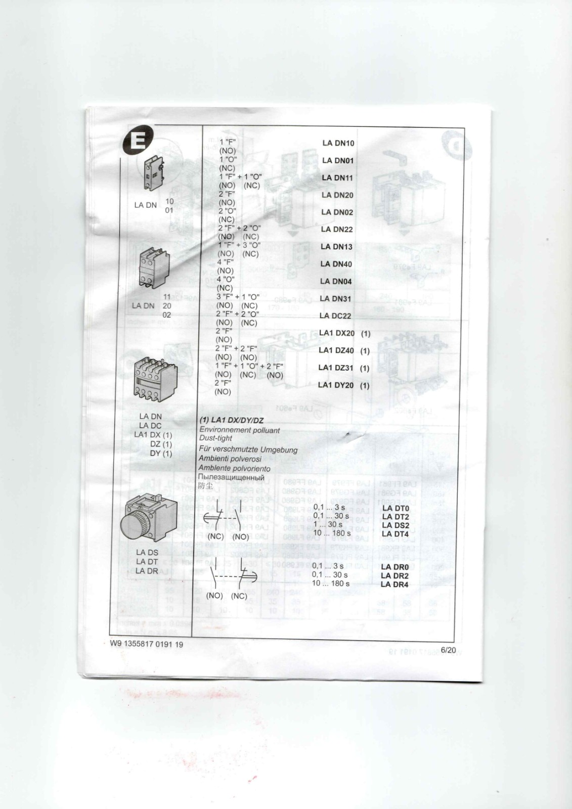 Schneider LC1F185 Datasheet