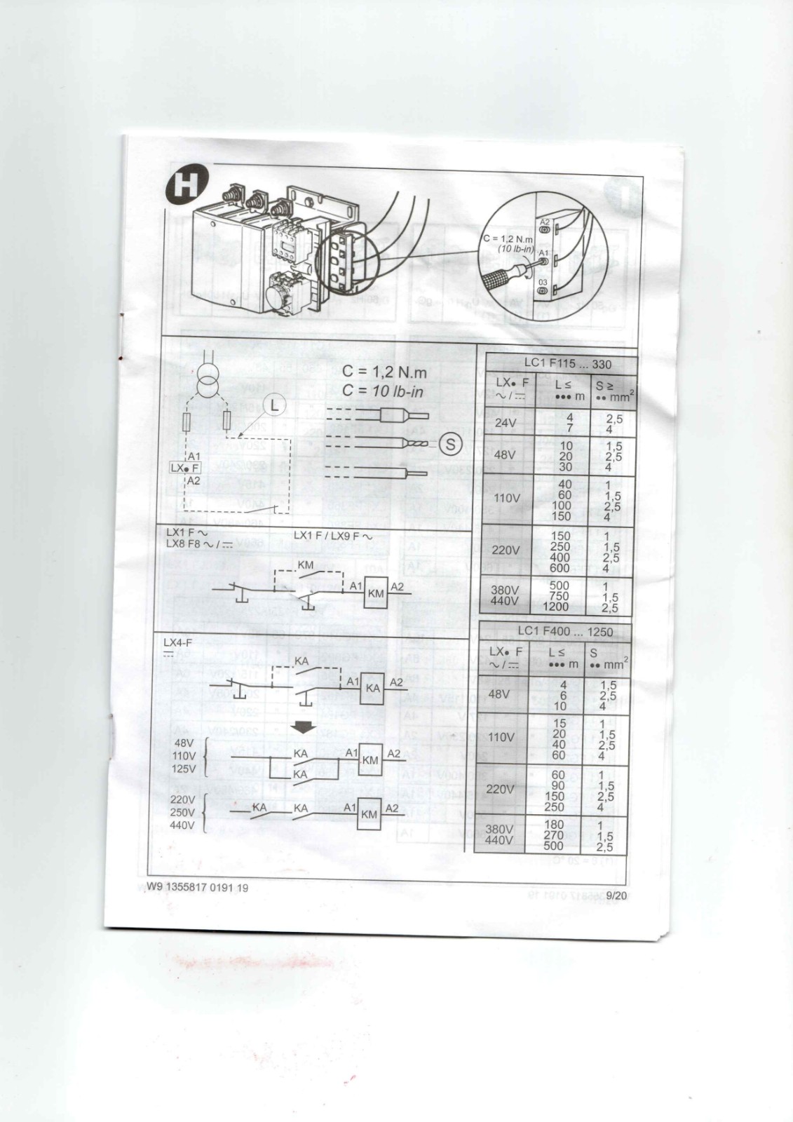 Schneider LC1F185 Datasheet