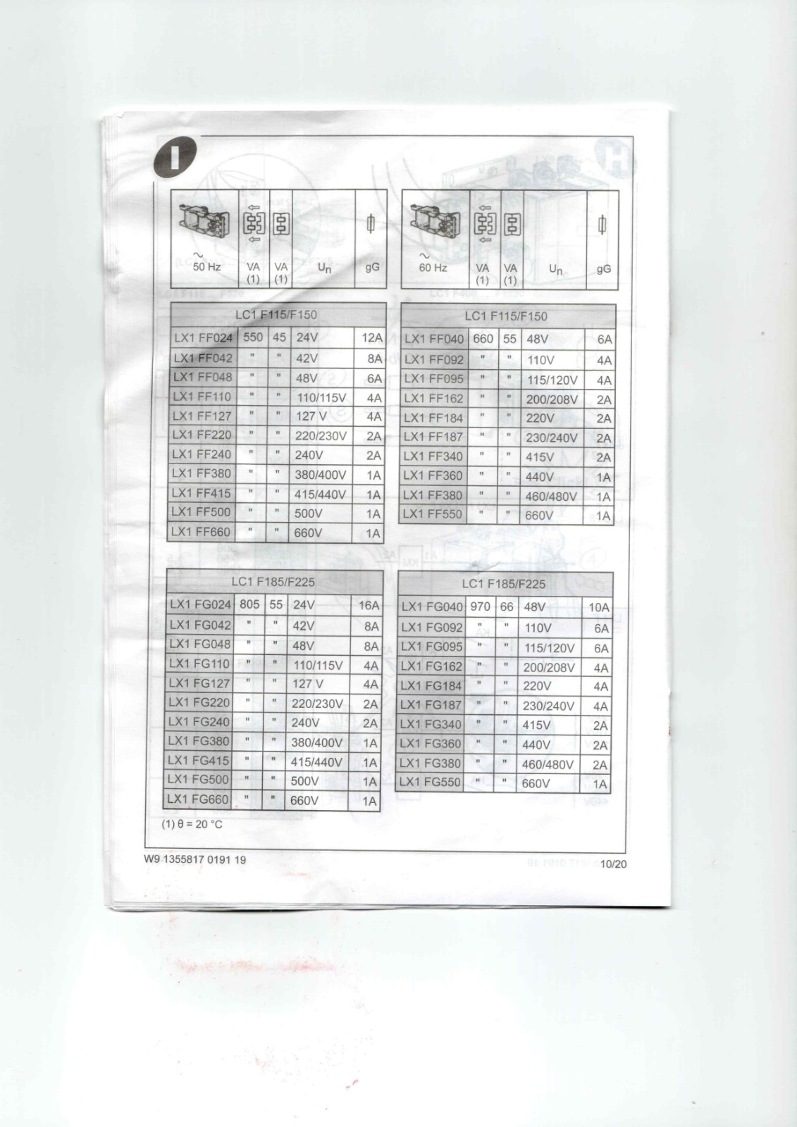Schneider LC1F185 Datasheet