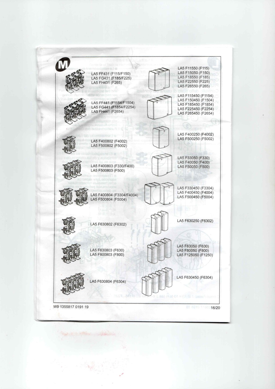 Schneider LC1F185 Datasheet