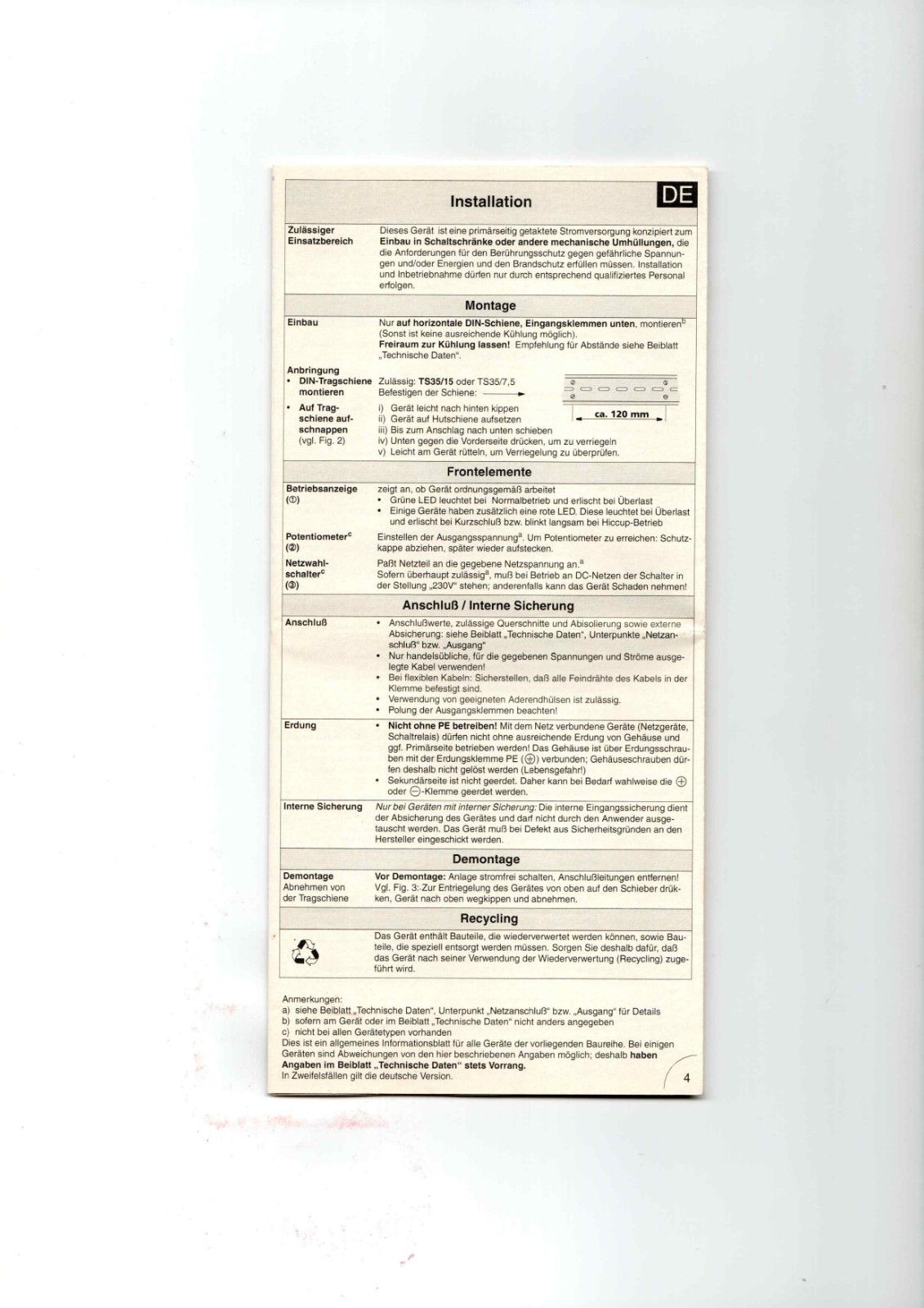 Emerson PU-286.015.20-10D Datasheet