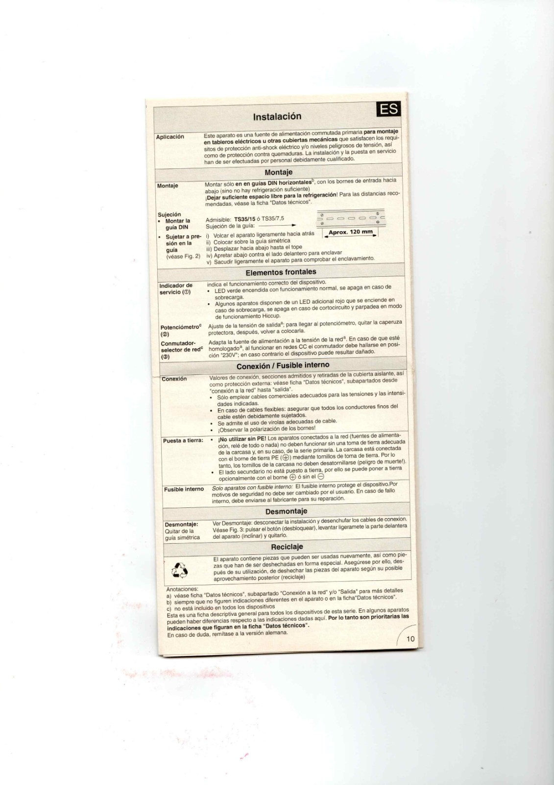 Emerson PU-286.015.20-10D Datasheet
