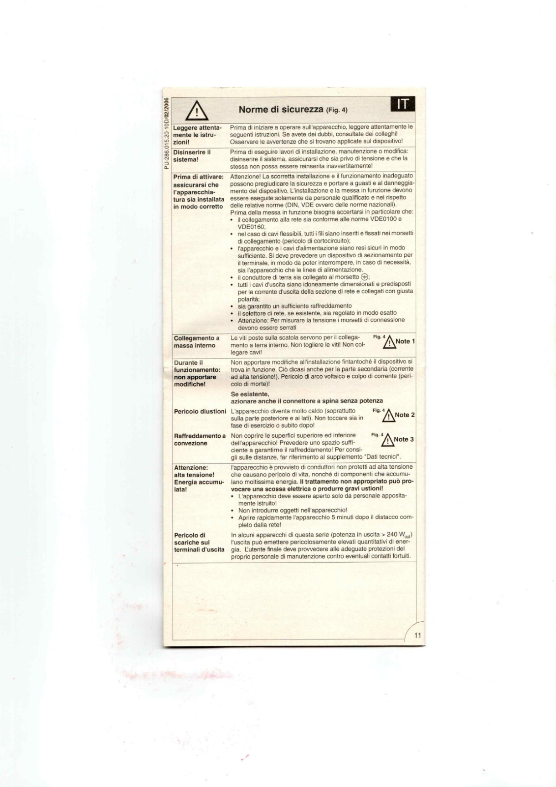 Emerson PU-286.015.20-10D Datasheet