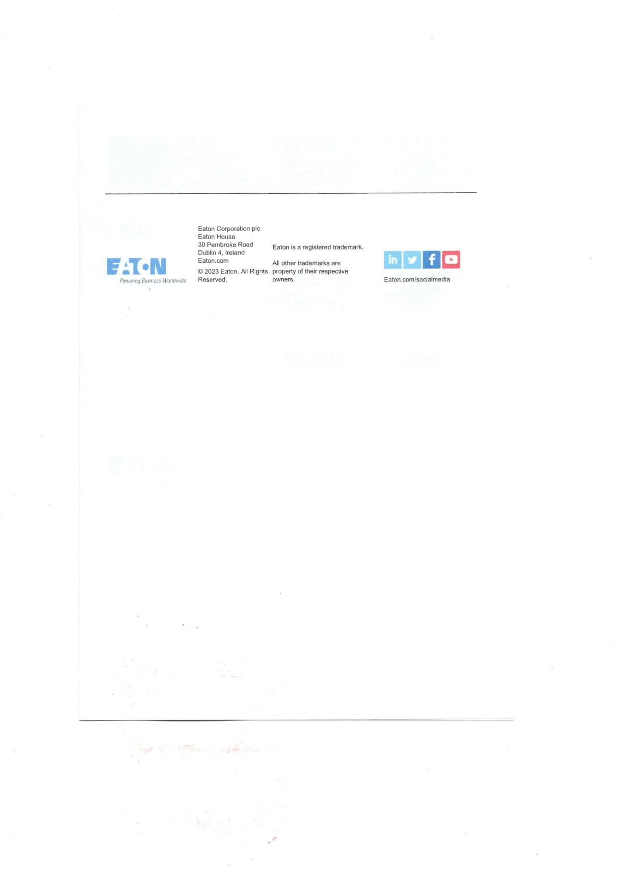 Eaton HMCP030H1C Datasheet