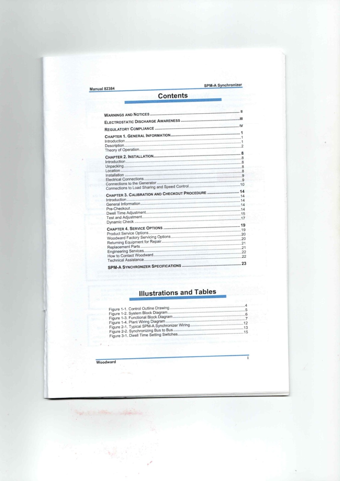 Woodward SPM-A 82384 Datasheet