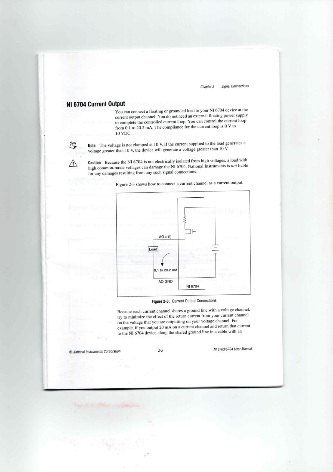 National Instruments PCI-6703,PCI-6704,PXI-6703,PXI-6704
