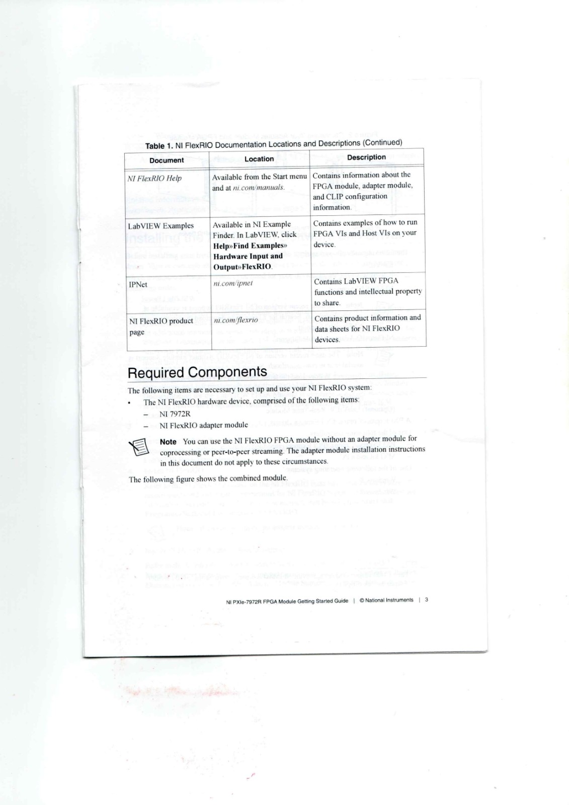 NI PXIE-7972R Datasheet