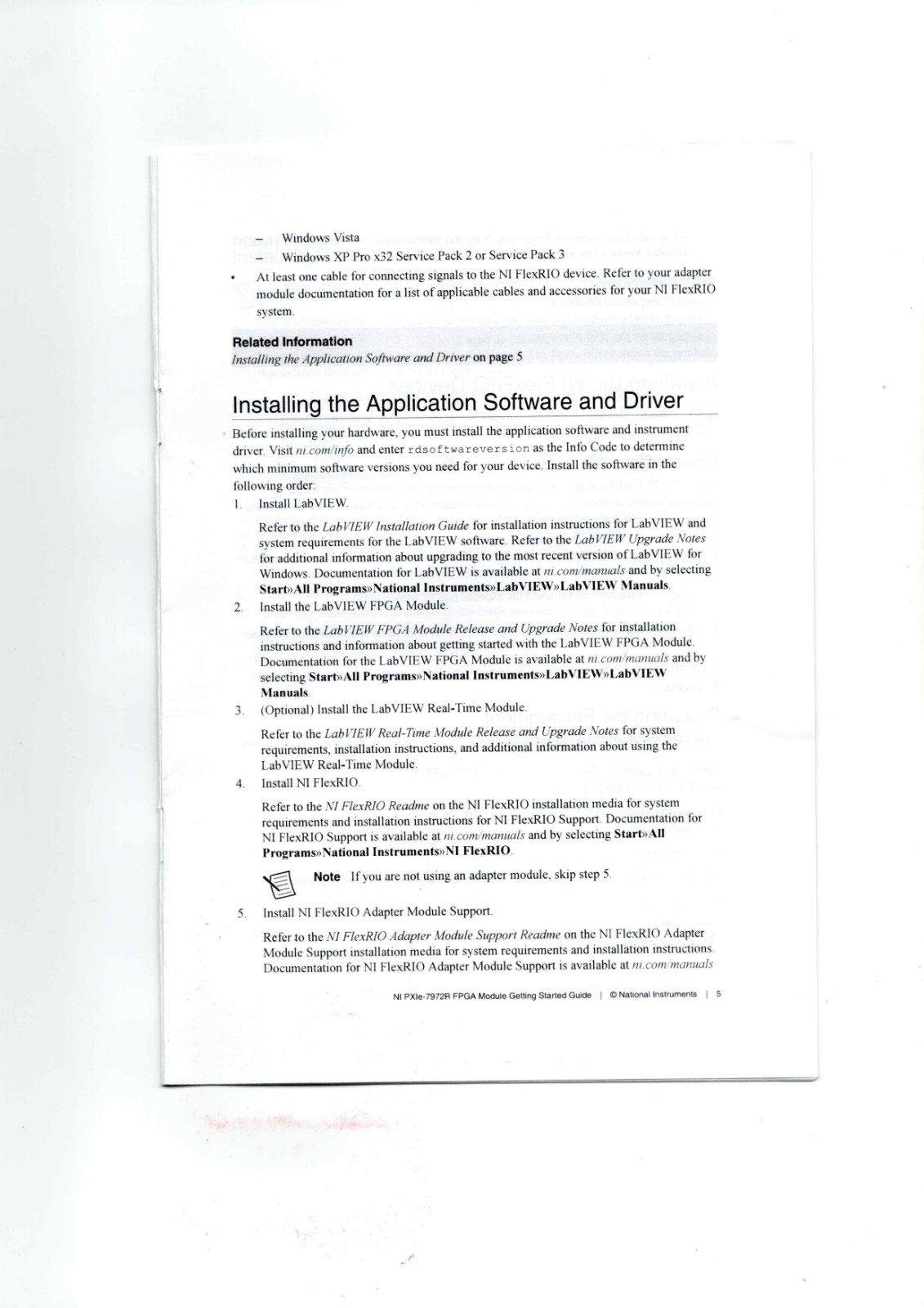NI PXIE-7972R Datasheet