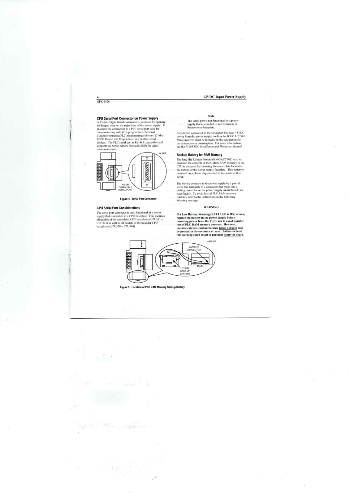 GE IC693PWR332 Datasheet