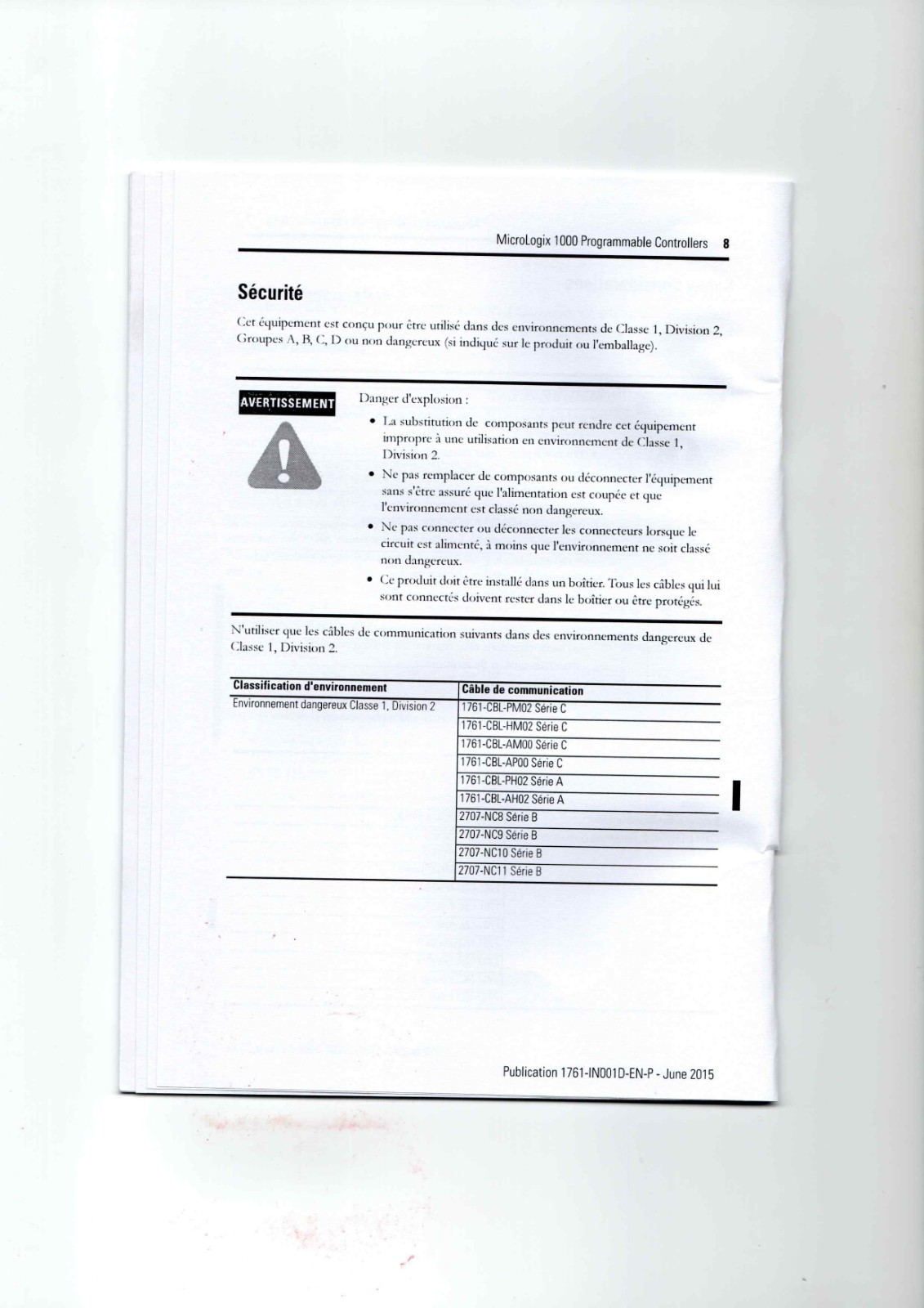 A-B 1761-L10BWA,-L10BWB,-L10BXB, Data Sheet
