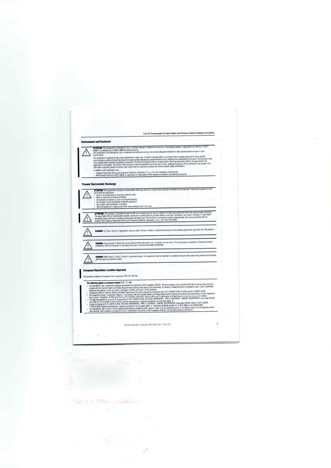 A-B 1794-IT8, 1794-IR8 Data Sheet
