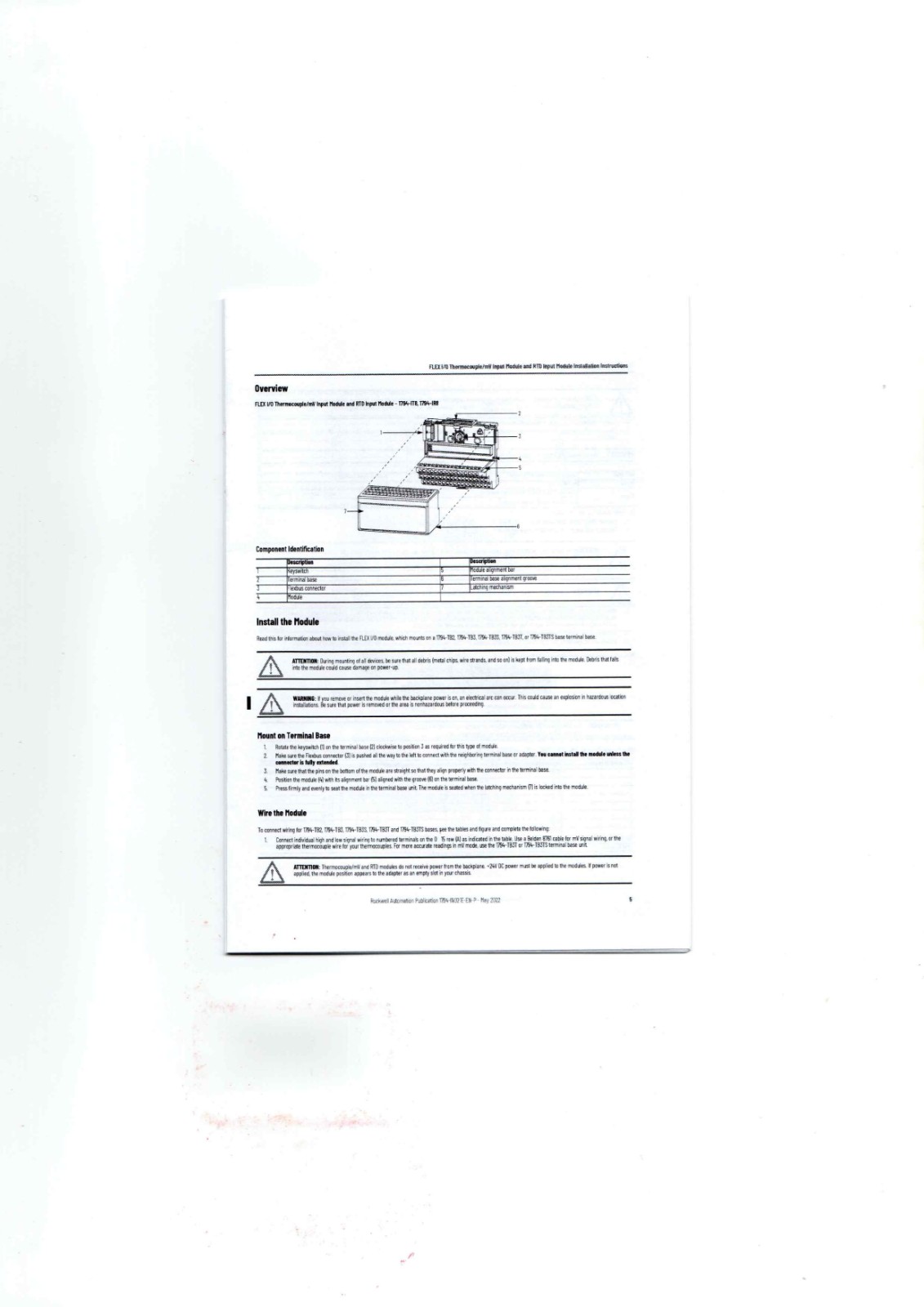 A-B 1794-IT8, 1794-IR8 Data Sheet
