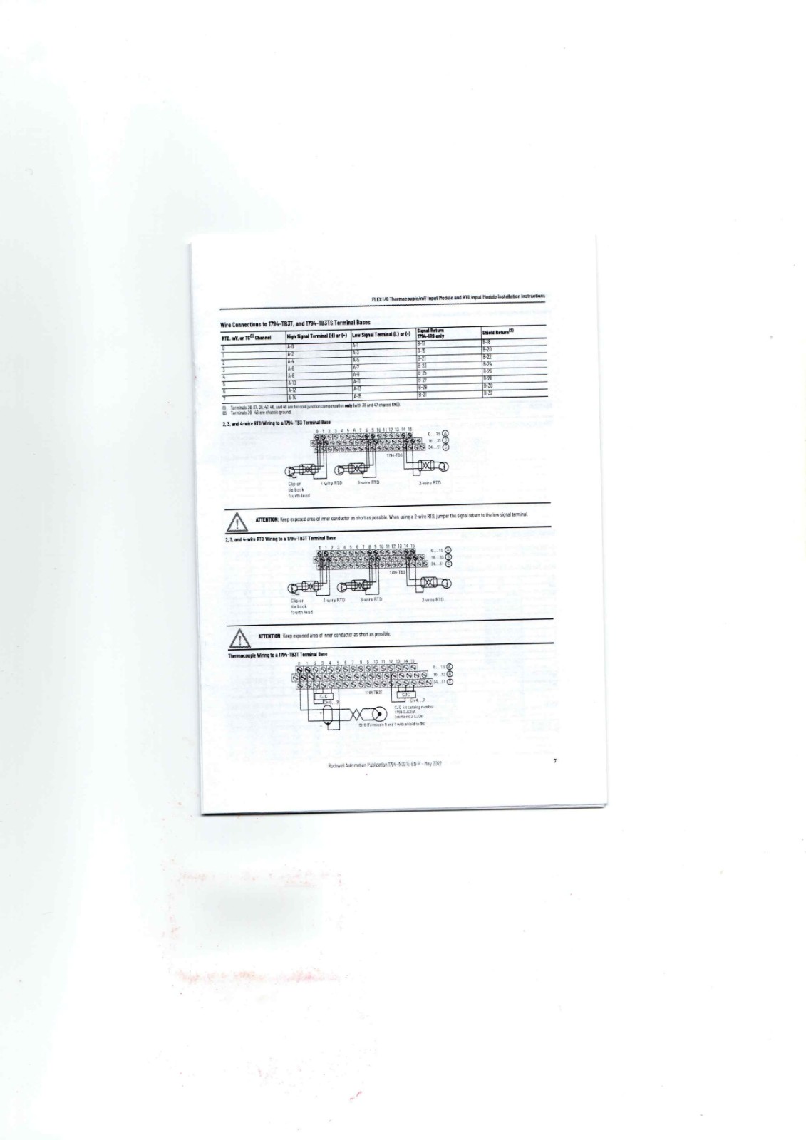 A-B 1794-IT8, 1794-IR8 Data Sheet
