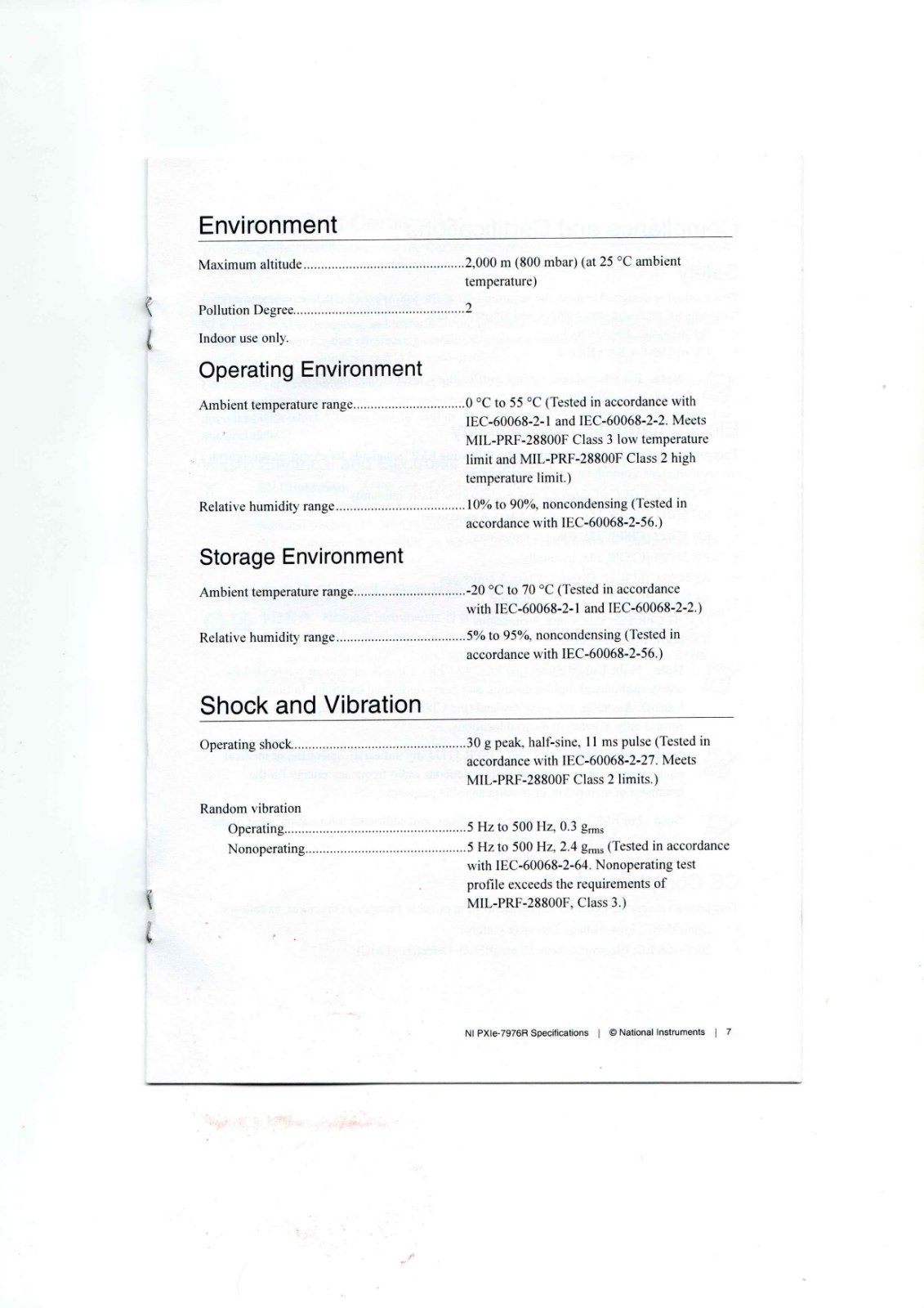 NI PXIE-7976R Datasheet