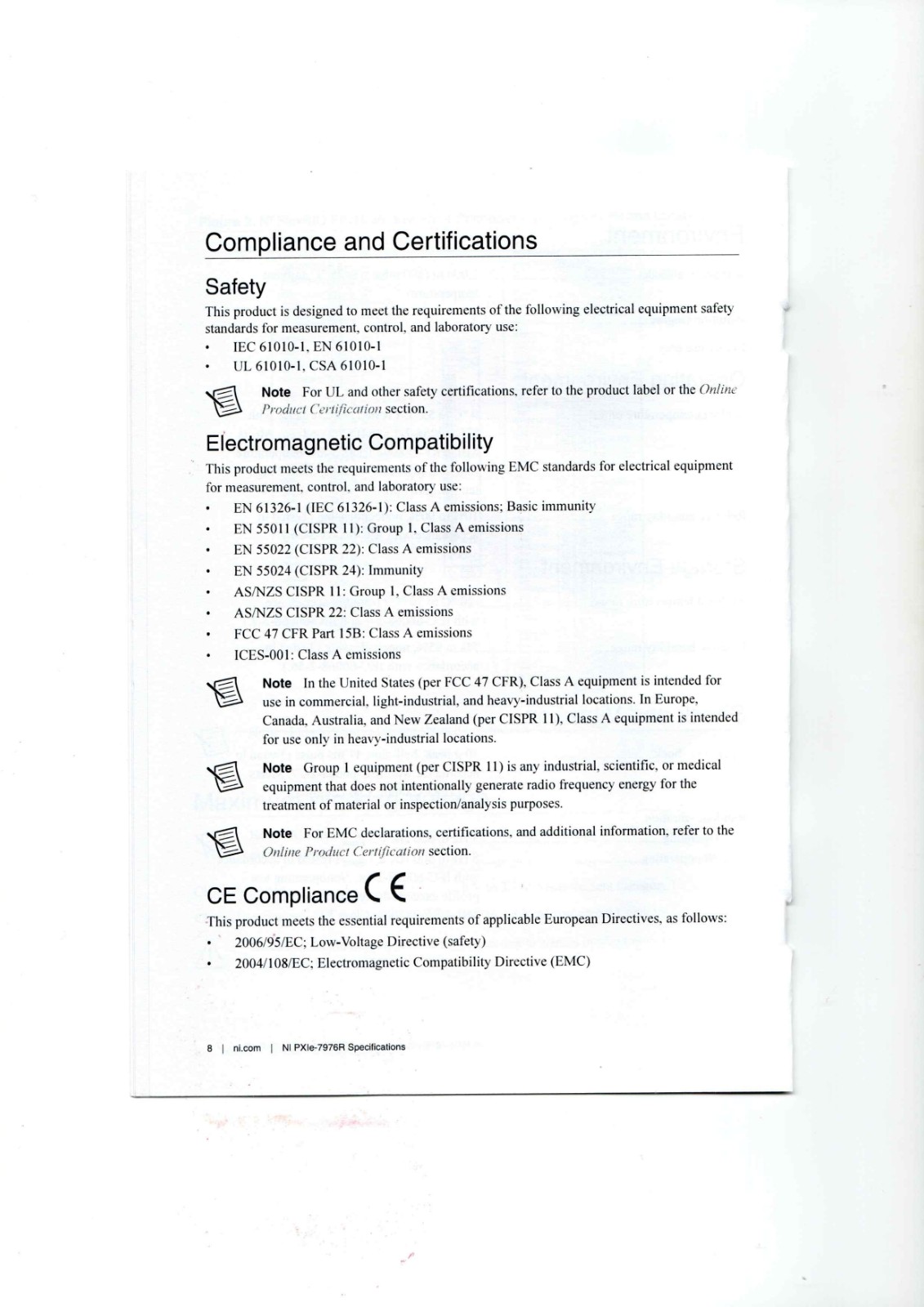 NI PXIE-7976R Datasheet