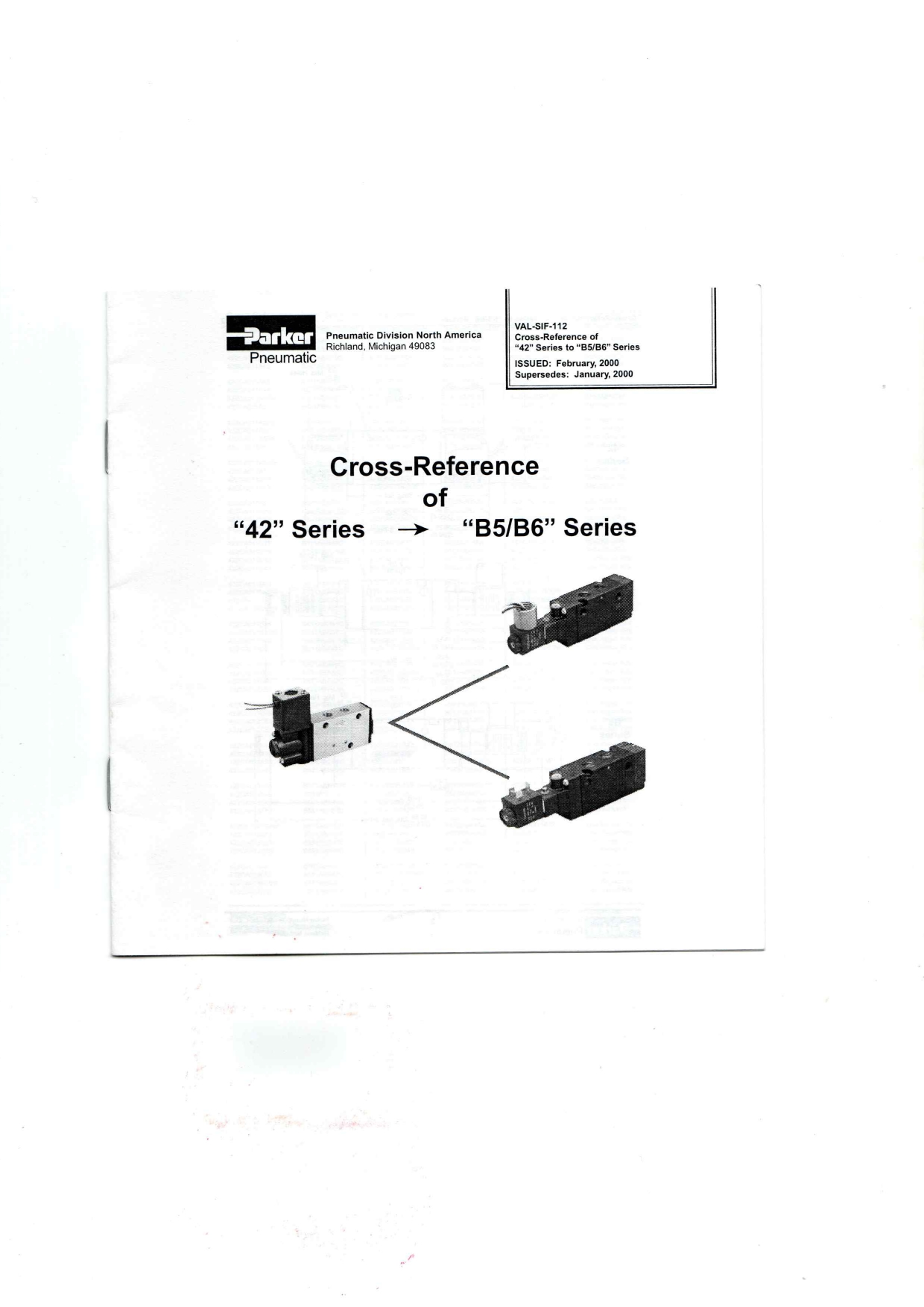 Parker VAL-SIF-112 Datasheet