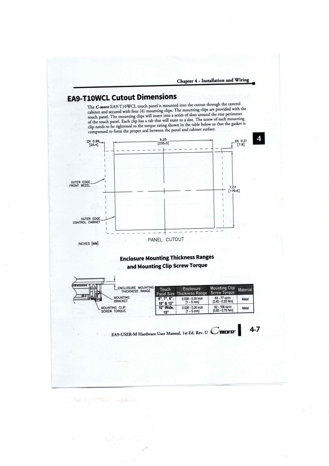 AutomationDirect EA9-T6CL-R, EA9-T6CL, EA9-T7CL-R, EA9-T7CL Datasheet