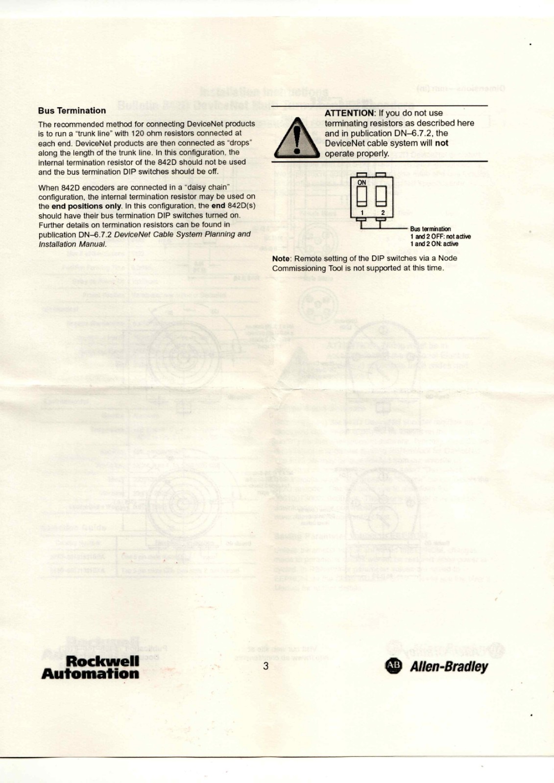 A-B 842D-60131331BXA Data Sheet