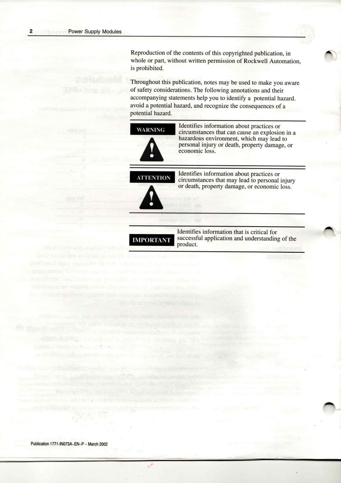 A-B 1771-P3, -P4, -P5, -P5E Datasheet