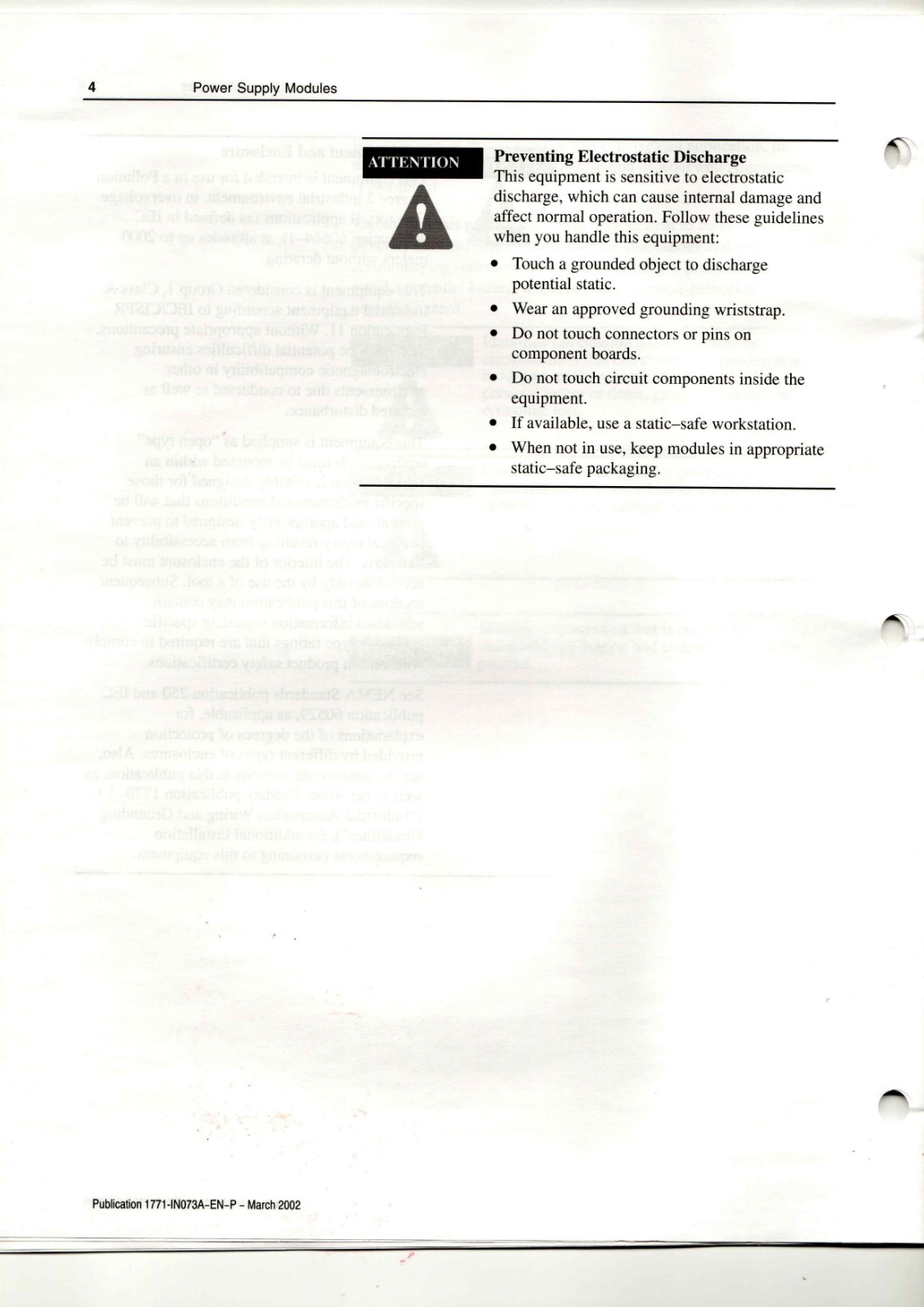 A-B 1771-P3, -P4, -P5, -P5E Datasheet