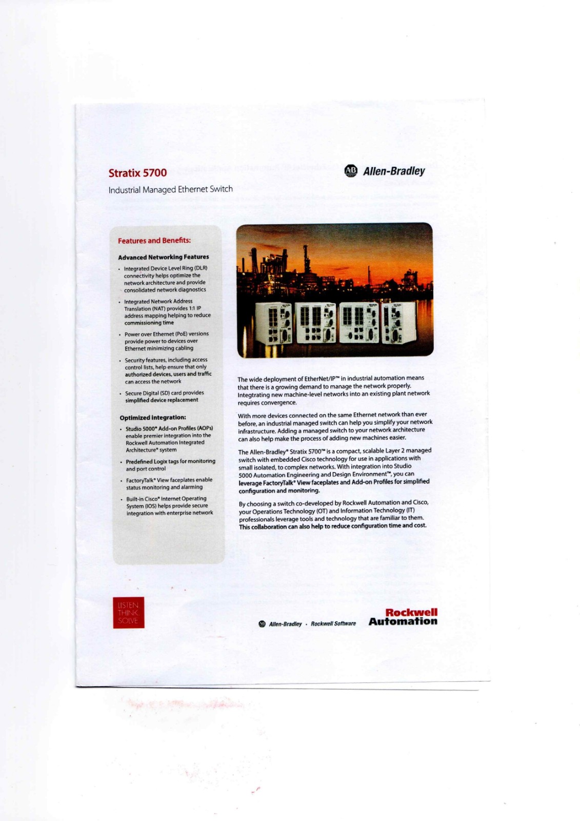 A-B 1783-BMS4S2SGL, 1783-BMS06SL Datasheet