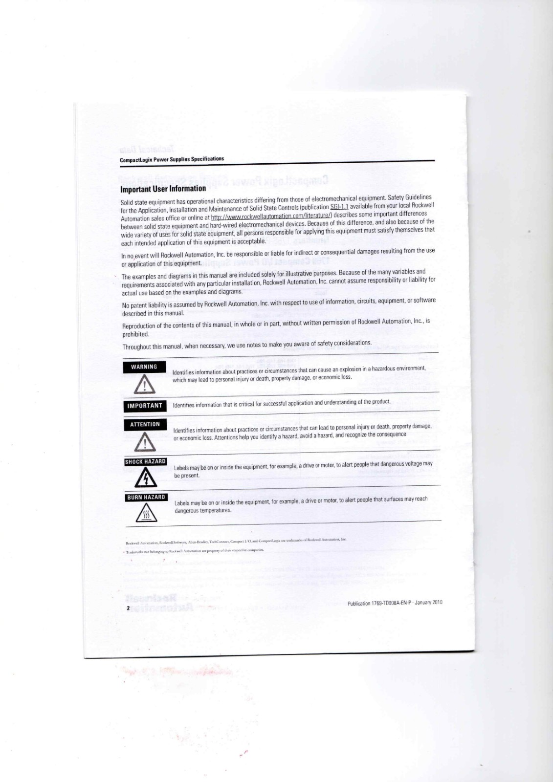 A-B 1768-PA3, 1768-PB3, 1769-PA2, 1769-PB2, 1769-PA4, 1769-PB4 Data Sheet