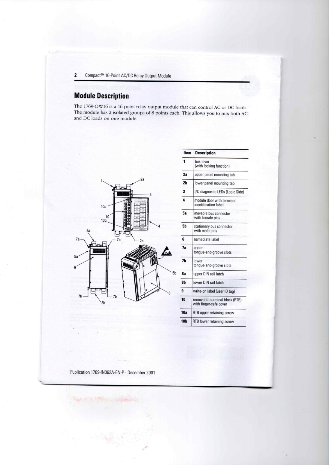A-B 1769-OW16 Data Sheet