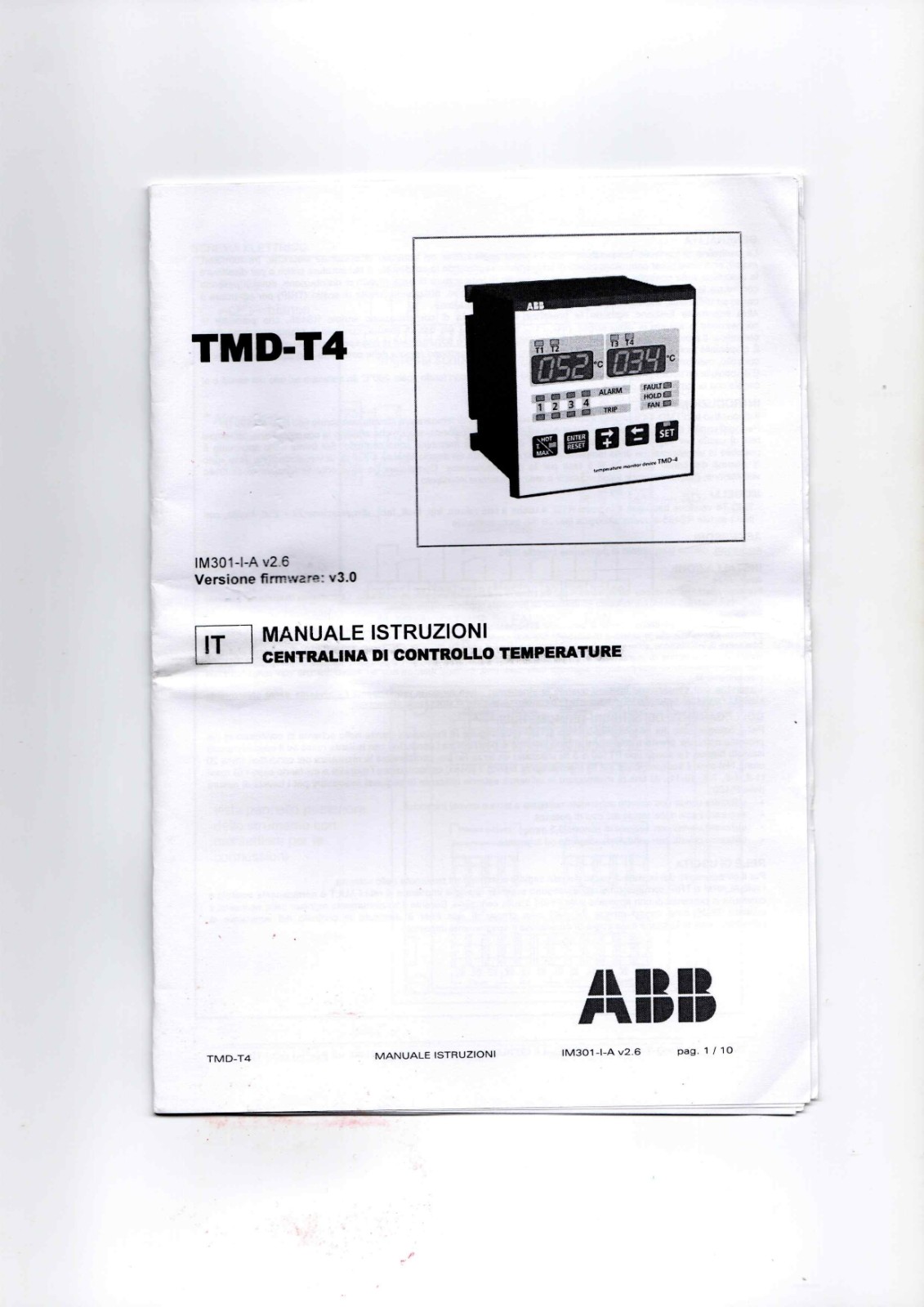 ABB TMD-T4 data sheet