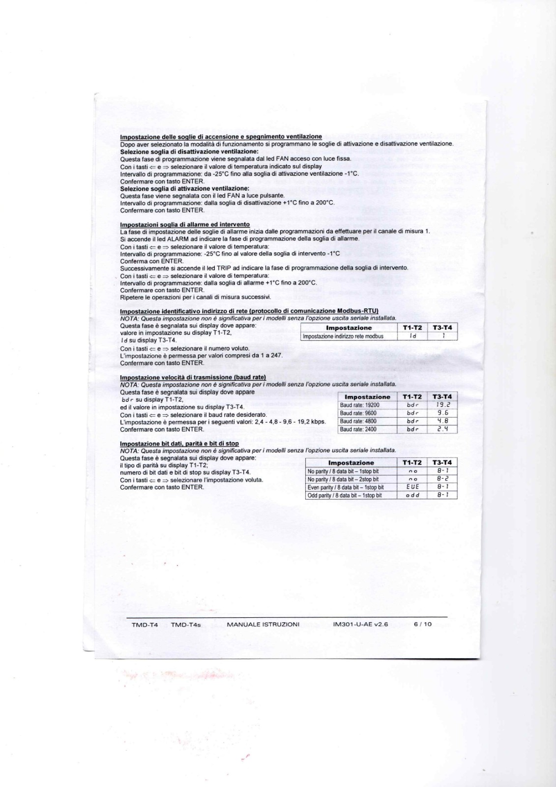 ABB TMD-T4 data sheet