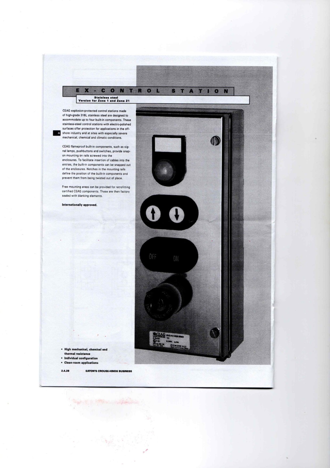 CEAG GHG4118100R0001 Datasheet