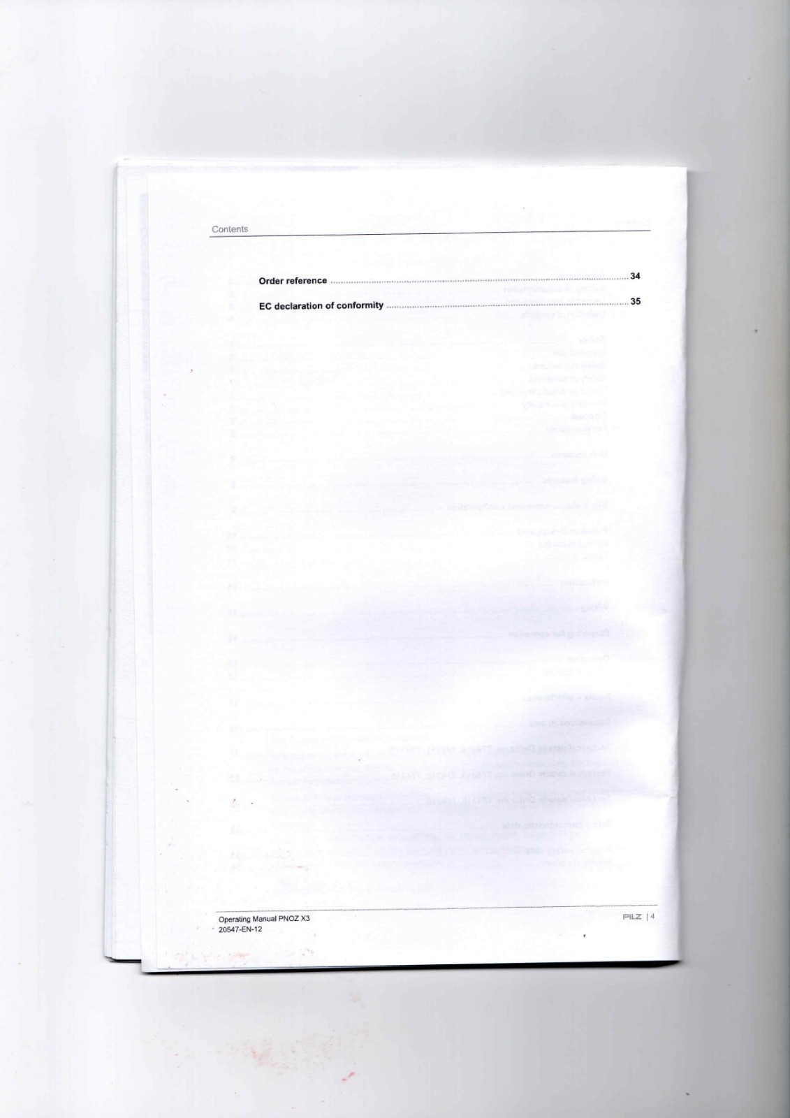 Pilz PNOZ X3 data sheet