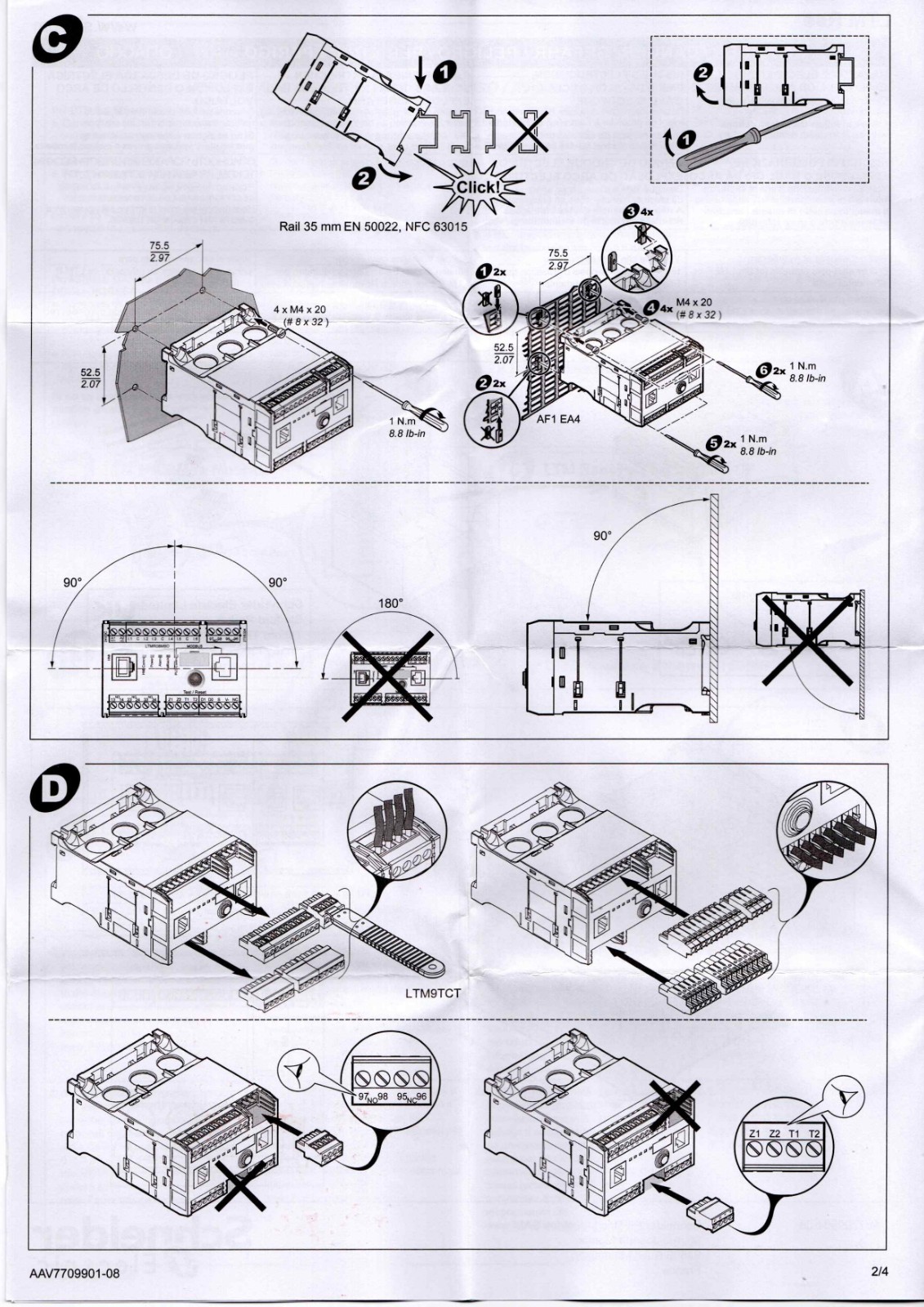 SCHNEIDER LTMR27EFM Datasheet