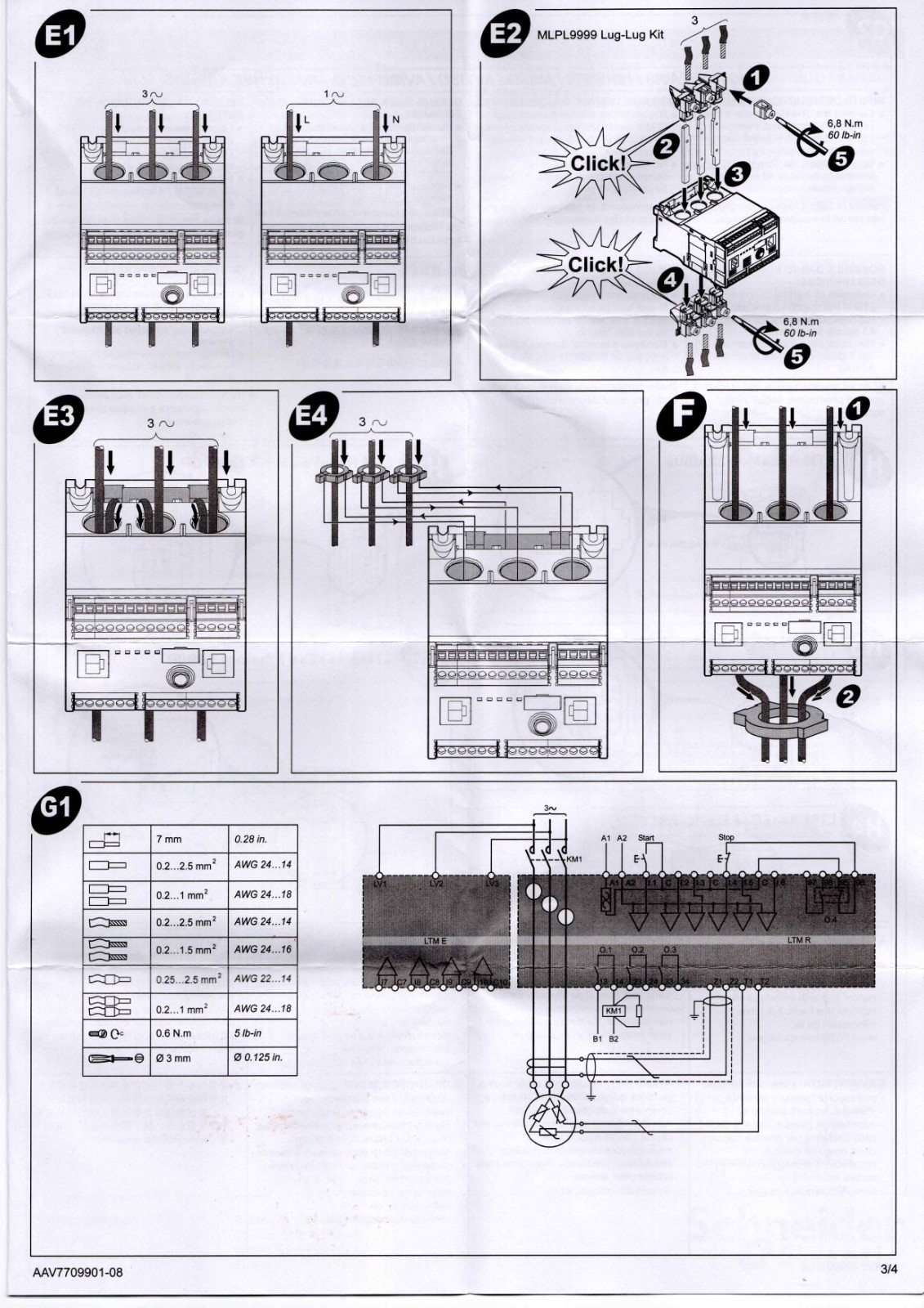 SCHNEIDER LTMR27EFM Datasheet