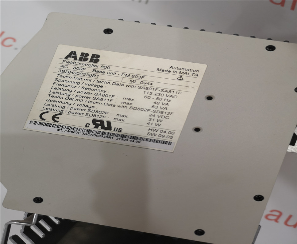 ABB 3BDH000530R1 PM803F Module