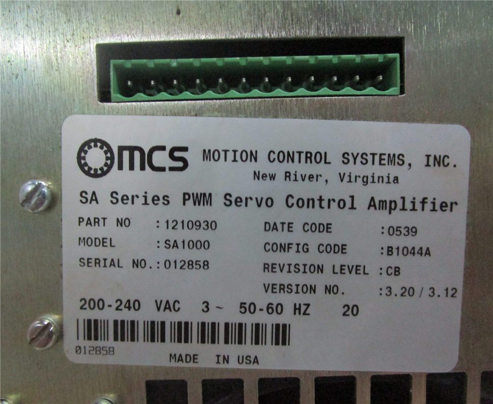 MCS SA1000 Module