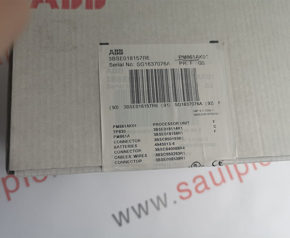 ABB 3BSE018157R6 PM861AK01 Module