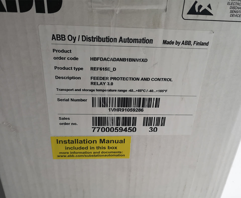 ABB REF615E-D HBFDACADANB1BNN1XD7700059450  Module